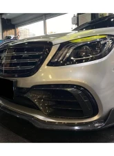 Mercedes-Benz S63 AMG 2017-2020 CFRP MSY Style Carbon Fiber Front Lip W222.2 Sedan                                     - CFOD-W222MSY-FL - Image 12