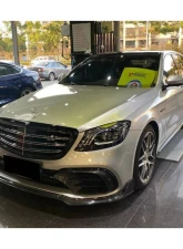 Mercedes-Benz S63 AMG 2017-2020 CFRP MSY Style Carbon Fiber Front Lip W222.2 Sedan                                     - CFOD-W222MSY-FL - Image 14