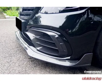 Mercedes-Benz S63 AMG 2017-2020 CFRP MSY Style Carbon Fiber Front Lip W222.2 Sedan - CFOD-W222MSY-FL