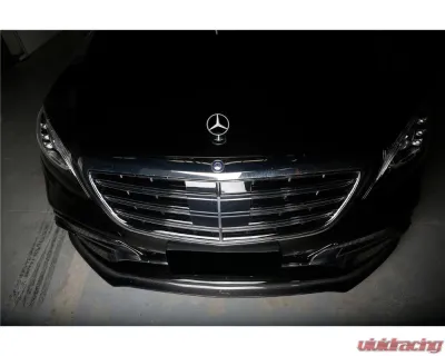 Mercedes-Benz S63 AMG 2017-2020 CFRP MSY Style Carbon Fiber Front Lip W222.2 Sedan - CFOD-W222MSY-FL