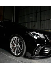 Mercedes-Benz S63 AMG 2017-2020 CFRP MSY Style Carbon Fiber Front Lip W222.2 Sedan                                     - CFOD-W222MSY-FL - Image 10