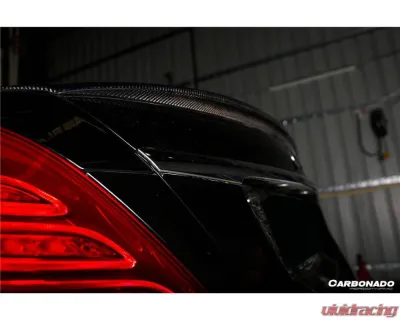 Mercedes-Benz S63 AMG 2014-2020 Carbonado CFRP MSY Style Trunk Spoiler W222 - CFOD-W222MSY-TS