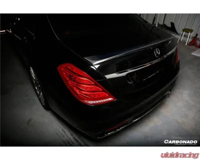 Mercedes-Benz S63 AMG 2014-2020 Carbonado CFRP MSY Style Trunk Spoiler W222 - CFOD-W222MSY-TS