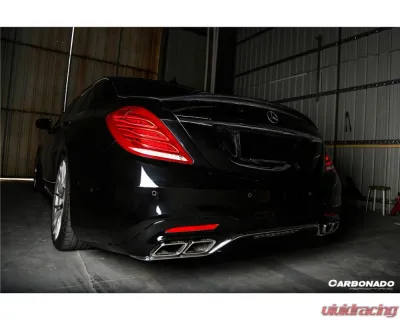 Mercedes-Benz S63 AMG 2014-2020 Carbonado CFRP MSY Style Trunk Spoiler W222 - CFOD-W222MSY-TS