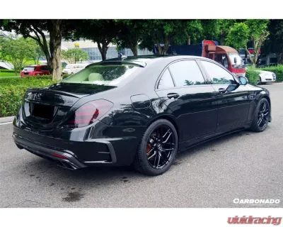 Mercedes-Benz S63 AMG 2014-2020 Carbonado CFRP MSY Style Trunk Spoiler W222 - CFOD-W222MSY-TS