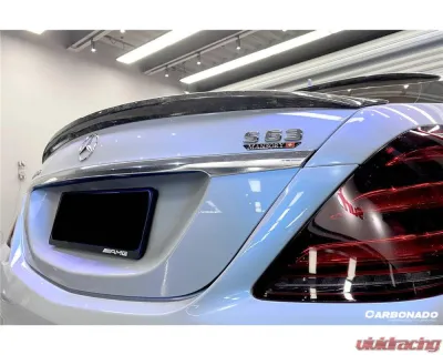 Mercedes-Benz S63 AMG 2014-2020 Carbonado CFRP MSY Style Trunk Spoiler W222 - CFOD-W222MSY-TS