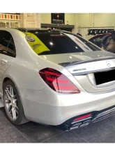 Mercedes-Benz S63 AMG 2014-2020 Carbonado CFRP MSY Style Trunk Spoiler W222                                     - CFOD-W222MSY-TS - Image 9
