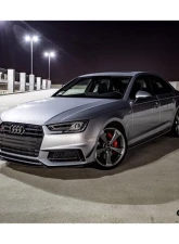 Carbonado CFRP MD Style Front Canards Audi B9 A4 Sport | S4 2017-2018                                     - CFS4-OD-MD-CAD - Image 9