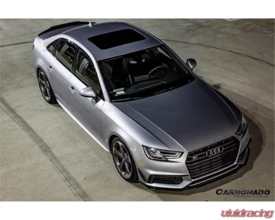 Carbonado Carbon Fiber Front Lip for Audi B9 A4 Sport & S4 2017-2018, MD Style - CFS4-OD-MD-FL
