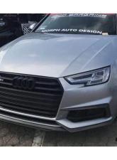 Carbonado Carbon Fiber Front Lip for Audi B9 A4 Sport & S4 2017-2018, MD Style                                     - CFS4-OD-MD-FL - Image 10