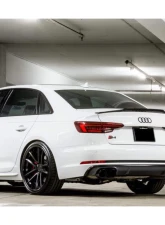 Carbonado CFRP MD Style Rear Lip Diffuser Audi B9 A4 Sport | S4 2017-2018                                     - CFS4-OD-MD-RL - Image 2