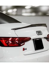 Carbonado Carbon Fiber MD Style Trunk Spoiler for Audi B9 A4 Sport & S4 2017-2018                                     - CFS4-OD-MD-TS - Image 5