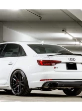 Carbonado Carbon Fiber MD Style Trunk Spoiler for Audi B9 A4 Sport & S4 2017-2018                                     - CFS4-OD-MD-TS - Image 2