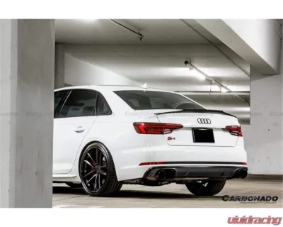 Carbonado Carbon Fiber MD Style Trunk Spoiler for Audi B9 A4 Sport & S4 2017-2018 - CFS4-OD-MD-TS