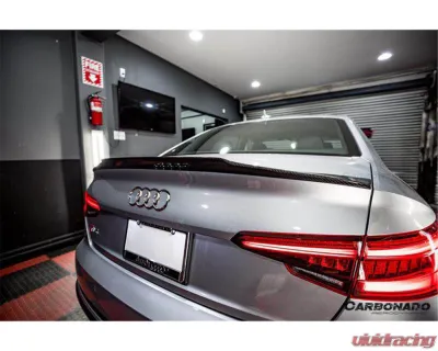 Carbonado Carbon Fiber MD Style Trunk Spoiler for Audi B9 A4 Sport & S4 2017-2018 - CFS4-OD-MD-TS