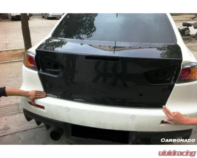 Carbonado CFRP OEM Style Trunk Mitsubishi Lancer Evolution 10 2008-2016 - CFT3345