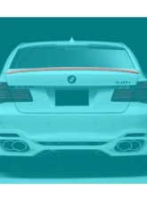Carbonado CFRP WD Style Trunk Spoiler for BMW 7 Series F01 2009-2015, Part No TS01F122                                     - CFTS01F122 - Image 3