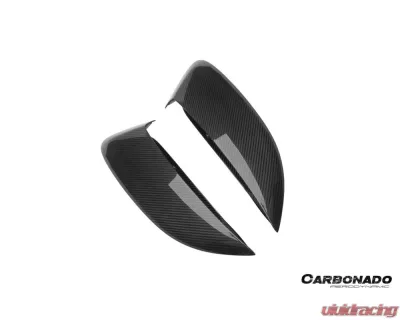 Carbonado DryCF GT4 Style Quarter Panel Side Scoops Porsche 718 Cayman | Boxster 2017-2023 - DRYCF718-KG-GT4-QPS