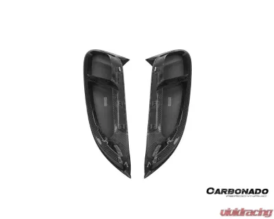 Carbonado DryCF GT4 Style Quarter Panel Side Scoops Porsche 718 Cayman | Boxster 2017-2023 - DRYCF718-KG-GT4-QPS