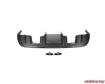 Carbonado DryCF GT4 Style Rear Diffuser Lip Porsche 718 Cayman | Boxster 2017-2023 - DRYCF718-KG-GT4-RD