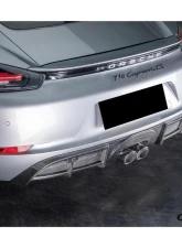 Carbonado DryCF GT4 Style Rear Diffuser Lip Porsche 718 Cayman | Boxster 2017-2023                                     - DRYCF718-KG-GT4-RDML - Image 13