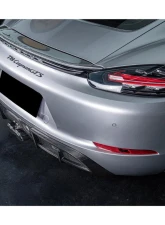 Carbonado DryCF GT4 Style Rear Diffuser Lip Porsche 718 Cayman | Boxster 2017-2023                                     - DRYCF718-KG-GT4-RDML - Image 17
