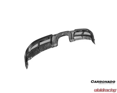 Carbonado DryCF GT4 Style Rear Diffuser Lip Porsche 718 Cayman | Boxster 2017-2023 - DRYCF718-KG-GT4-RDML