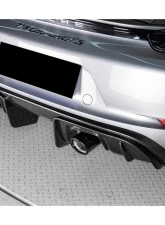 Carbonado DryCF GT4 Style Rear Diffuser Lip Porsche 718 Cayman | Boxster 2017-2023                                     - DRYCF718-KG-GT4-RD - Image 17