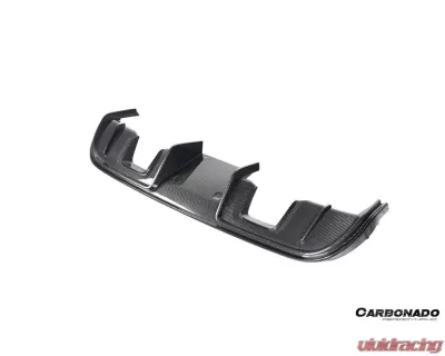 Carbonado DryCF GT4 Style Rear Diffuser Lip Porsche 718 Cayman | Boxster 2017-2023 - DRYCF718-KG-GT4-RD