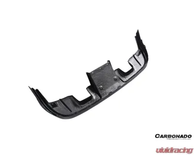 Carbonado DryCF GT4 Style Rear Diffuser Lip Porsche 718 Cayman | Boxster 2017-2023 - DRYCF718-KG-GT4-RD