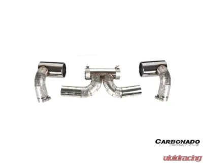Carbonado DryCF GT4 Style Rear Diffuser Lip Porsche 718 Cayman | Boxster 2017-2023 - DRYCF718-KG-GT4-RD