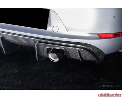 Carbonado DryCF GT4 Style Rear Diffuser Lip Porsche 718 Cayman | Boxster 2017-2023 - DRYCF718-KG-GT4-RD