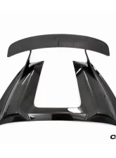 Carbonado DryCF HU Style Hump Spoiler Wing for Porsche 718 981 Boxster 2012-2023                                     - DRYCF718-KG-HUM-W - Image 2