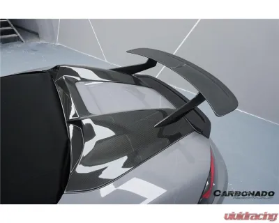 Carbonado DryCF HU Style Hump Spoiler Wing for Porsche 718 981 Boxster 2012-2023 - DRYCF718-KG-HUM-W