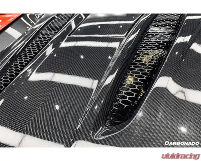 Carbonado DryCF OEM Style Rear Engine Trunk McLaren 540C | 570S Coupe 2015-2020 - DRYCF8004-T