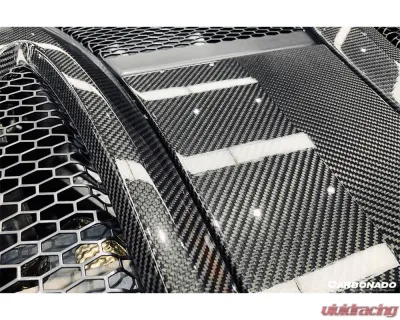 Carbonado DryCF OEM Style Rear Engine Trunk McLaren 540C | 570S Coupe 2015-2020 - DRYCF8004-T