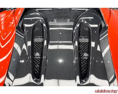 Carbonado DryCF OEM Style Rear Engine Trunk McLaren 540C | 570S Coupe 2015-2020 - DRYCF8004-T