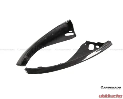 Ferrari Carbonado Dry Carbon Fiber Front Side Splitter for 812 Superfast | GTS 2017-2024 - DRYFGCF812-MAN-FSS