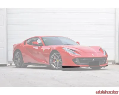 Ferrari Carbonado Dry Carbon Fiber Front Side Splitter for 812 Superfast | GTS 2017-2024 - DRYFGCF812-MAN-FSS