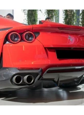 Carbonado DryCF OEM Style Rear Side Diffuser Ferrari 812 Superfast | GTS 2017-2024                                     - DRYCF812-MAN-RD - Image 4