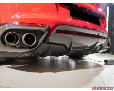 Carbonado DryFGCF OEM Style Rear Lip Ferrari 812 Superfast | GTS 2017-2024 - DRYFGCF812-MAN-RL