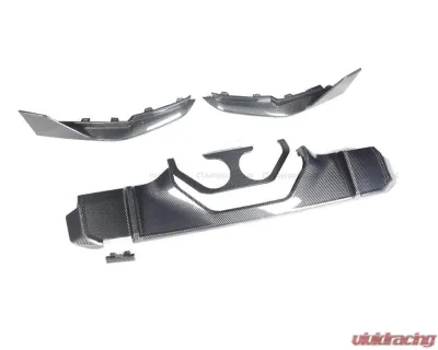 Carbonado DryFGCF MP Style Middle Rear Lip w/ Caps BMW M4 2021+ - FGDRYCF82ODMP-RDM G82ODMP-RDMW