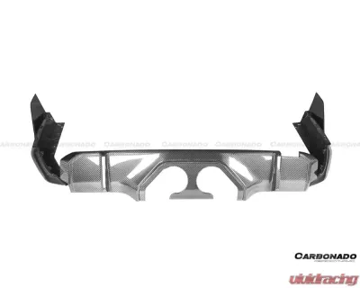 Carbonado DryFGCF MP Style Middle Rear Lip w/ Caps BMW M4 2021+ - FGDRYCF82ODMP-RDM G82ODMP-RDMW