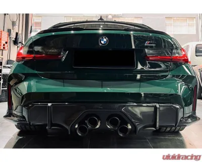 Carbonado DryFGCF MP Style Middle Rear Lip w/ Caps BMW M4 2021+ - FGDRYCF82ODMP-RDM G82ODMP-RDMW