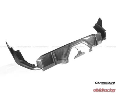 Carbonado DryFGCF MP Style Middle Rear Lip w/ Caps BMW M4 2021+ - FGDRYCF82ODMP-RDM G82ODMP-RDMW