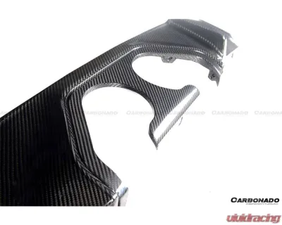 Carbonado DryFGCF MP Style Middle Rear Lip w/ Caps BMW M4 2021+ - FGDRYCF82ODMP-RDM G82ODMP-RDMW