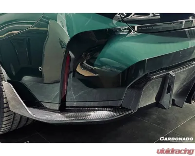 Carbonado DryFGCF MP Style Middle Rear Lip w/ Caps BMW M4 2021+ - FGDRYCF82ODMP-RDM G82ODMP-RDMW
