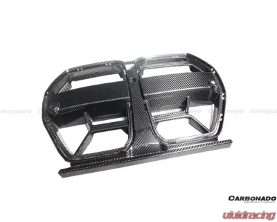 Carbonado DryFGCF OD Style Grille BMW M3 | M4 2014-2021+ - DRYFGCF8485CLS-G