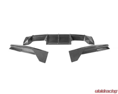 Carbonado CFRP MP Style Qual Rear Lip w/ Caps BMW M4 2021+ - CF8485MP-RL-SET