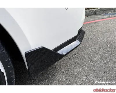 Carbonado CFRP MP Style Qual Rear Lip w/ Caps BMW M4 2021+ - CF8485MP-RL-SET
